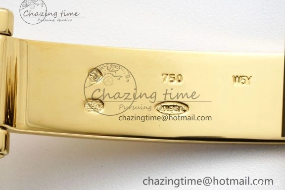 1222 OnTrend Daytona 116518 BTF 1:1 Best Edition YG Black Dial on Oysterflex Rubber Strap SA4130 V 2260